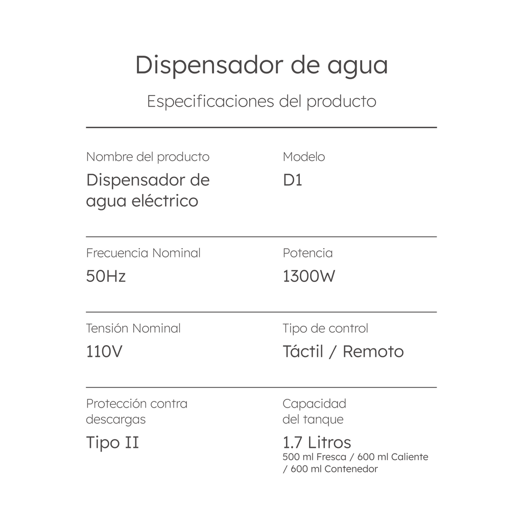 Dispensador de Agua Clásico - aoku