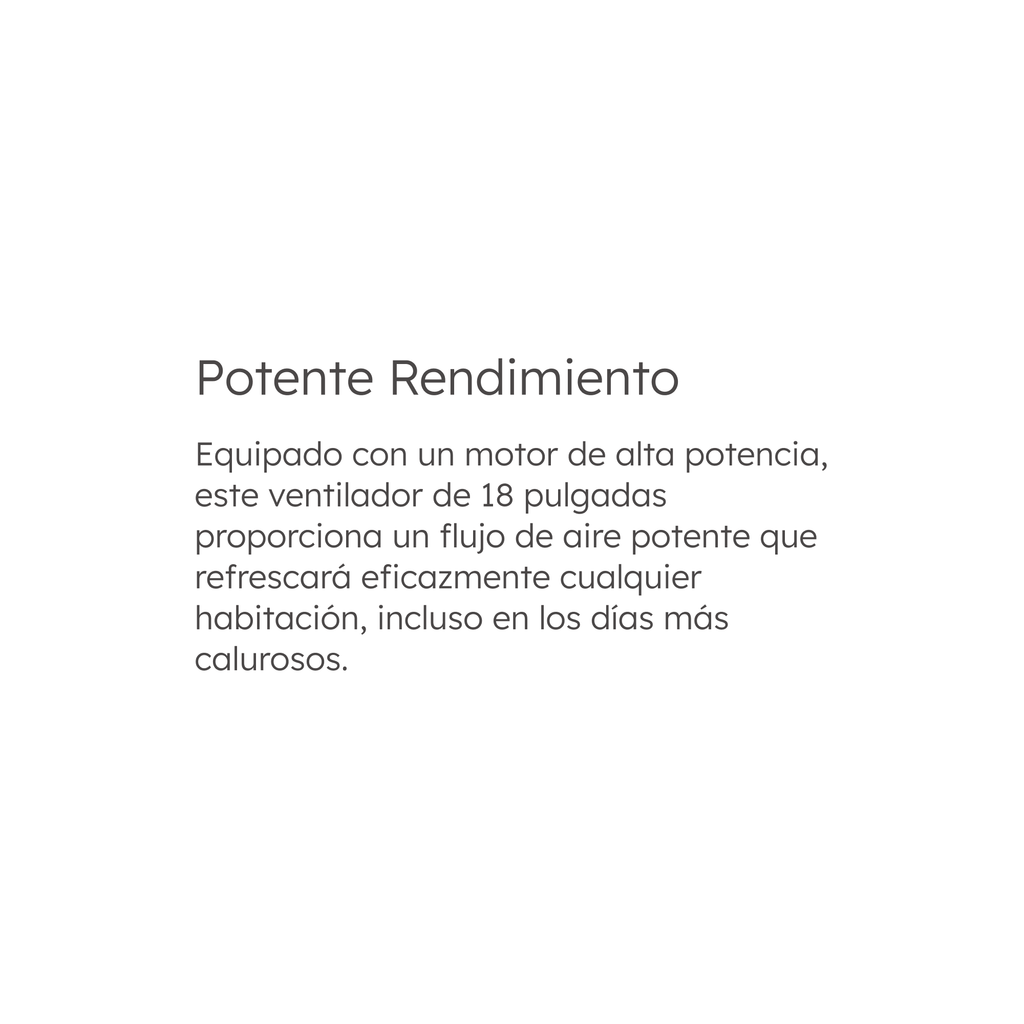 Ventilador de alta potencia con control remoto 7 aspas - aoku