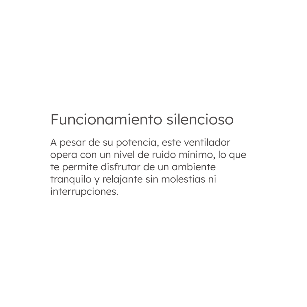 Ventilador de alta potencia con control remoto 7 aspas - aoku