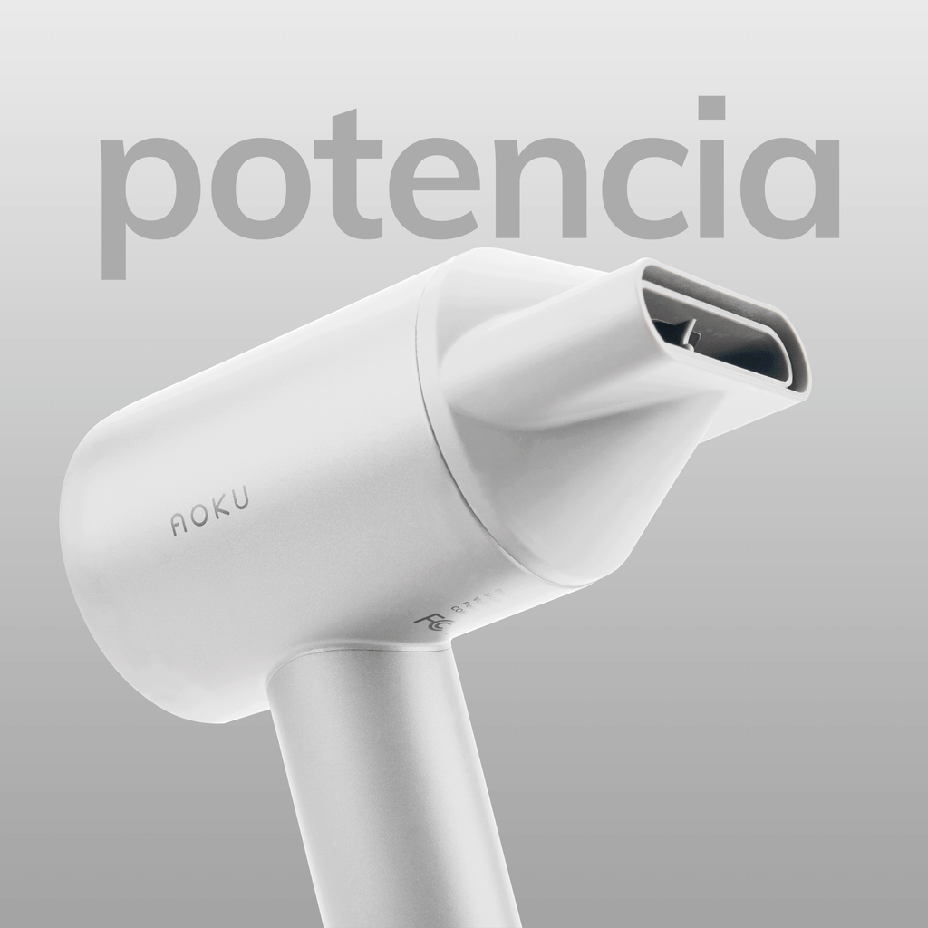 Secadora de cabello blanca - aoku