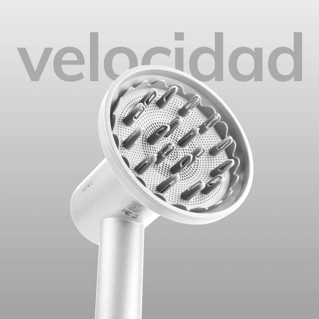 Secadora de cabello blanca - aoku