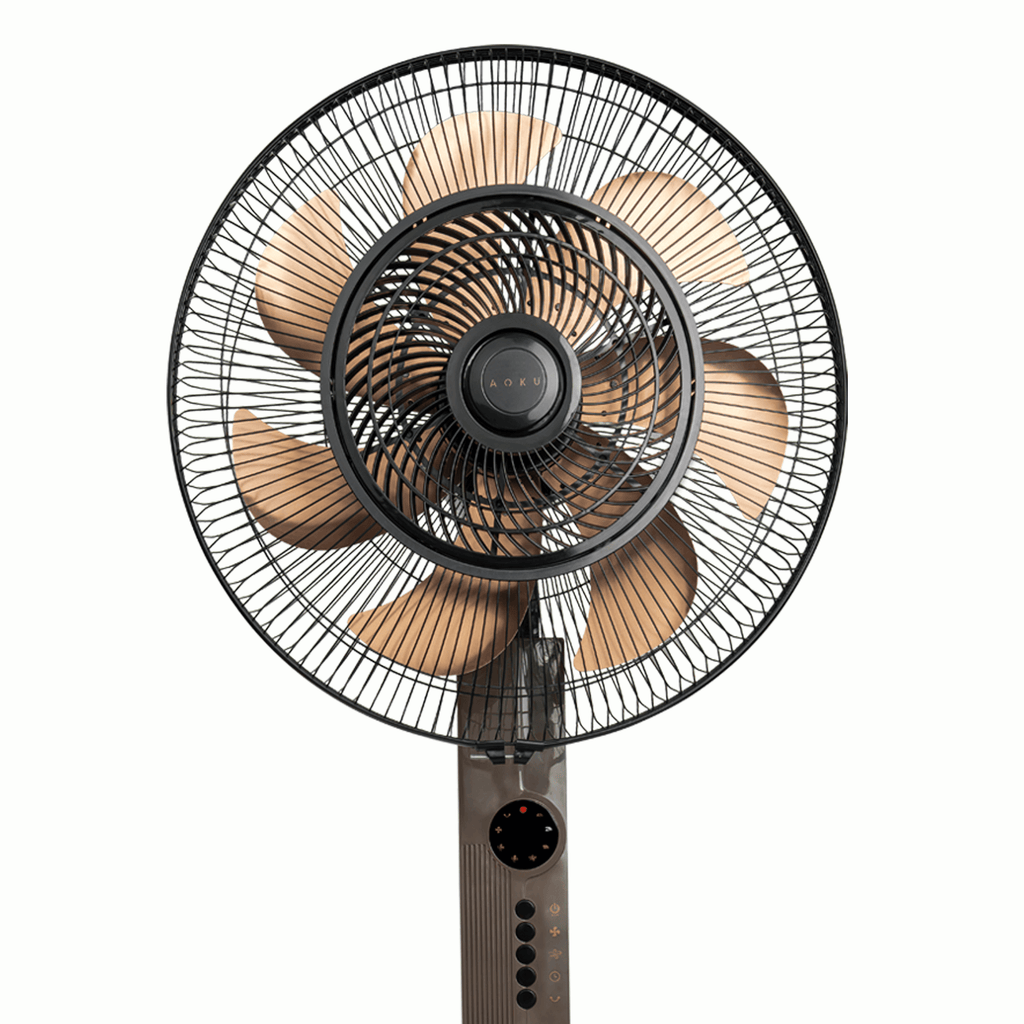 Ventilador de alta potencia con control remoto 7 aspas - aoku