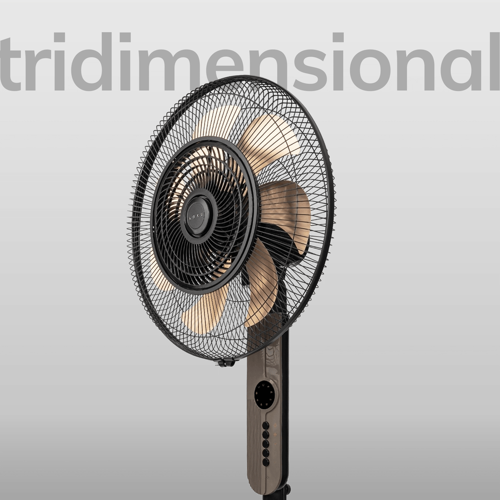 Ventilador de alta potencia con control remoto 7 aspas - aoku