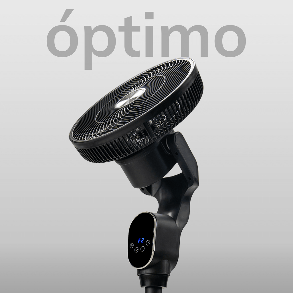 Ventilador de 7 aspas con panel touch y control remoto - aoku